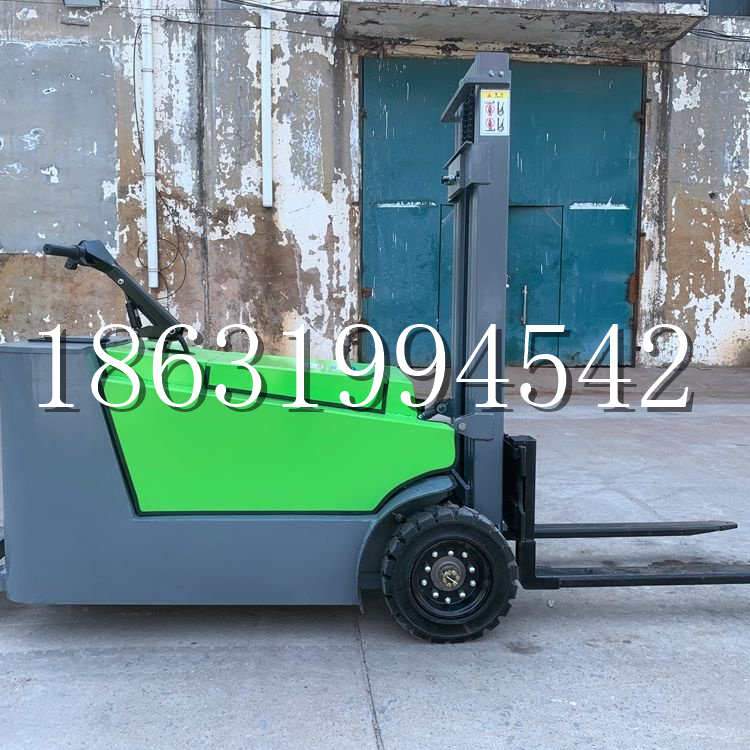 双城区小型电动叉车1吨2吨步行站驾式电瓶堆高充电装卸车液压升降车铲车